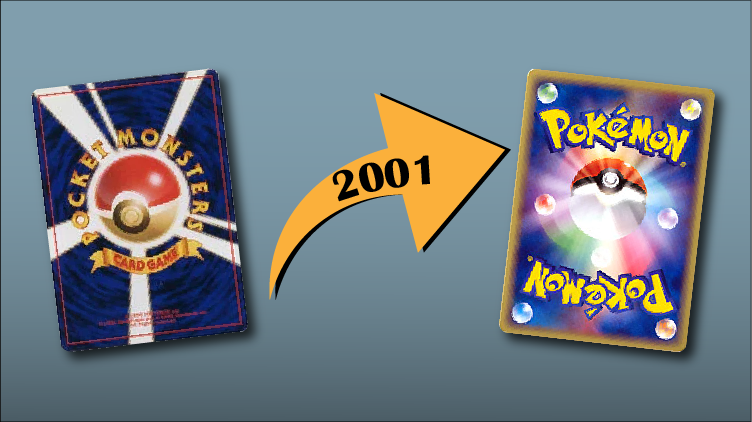 When Did Japanese Pokemon Card Backs Change Sleeve No Card Behind