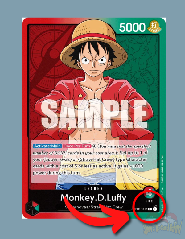 One Piece Card Rarities Explained - Sleeve No Card Behind