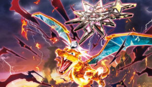 Tera Charizard in the Black Flame Announcement Image