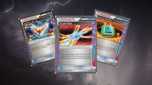 3 Ace Spec Cards Against A Lightning Background