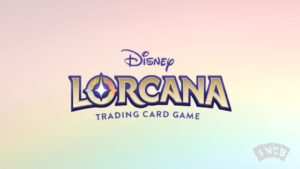 Lorcana Logo Rainbow Background