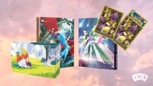 Pokemon Card Binders Deck Sleeves New Product Photos Cloud Background
