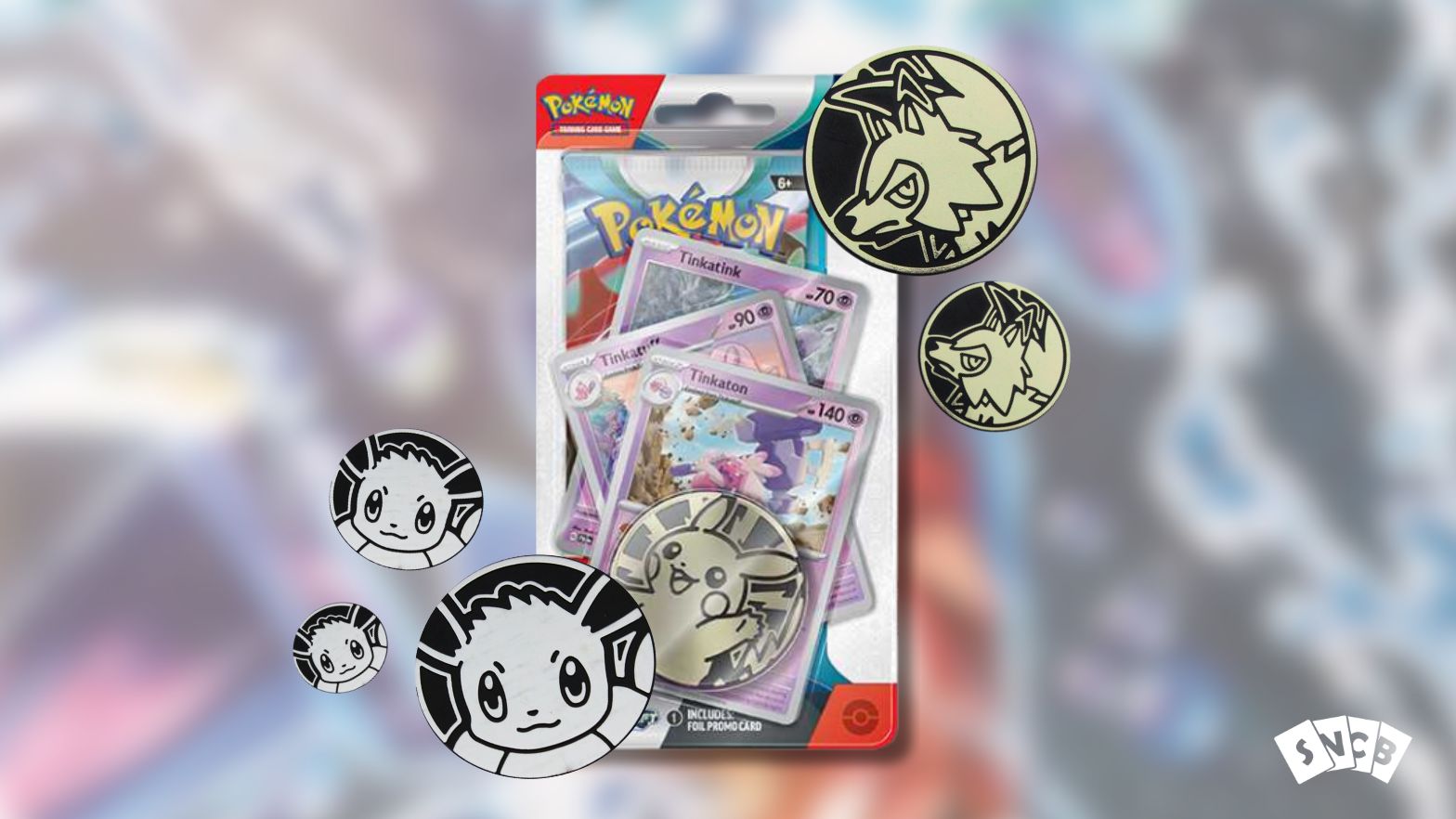 Premium Blister Booster Pack Product Photo And Coins Garchomp Background
