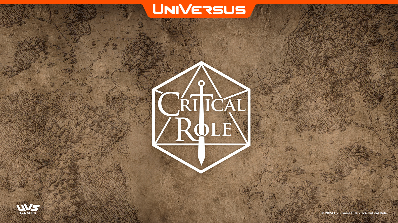 UniVersus Critical Role Simple Logo Splash Banner