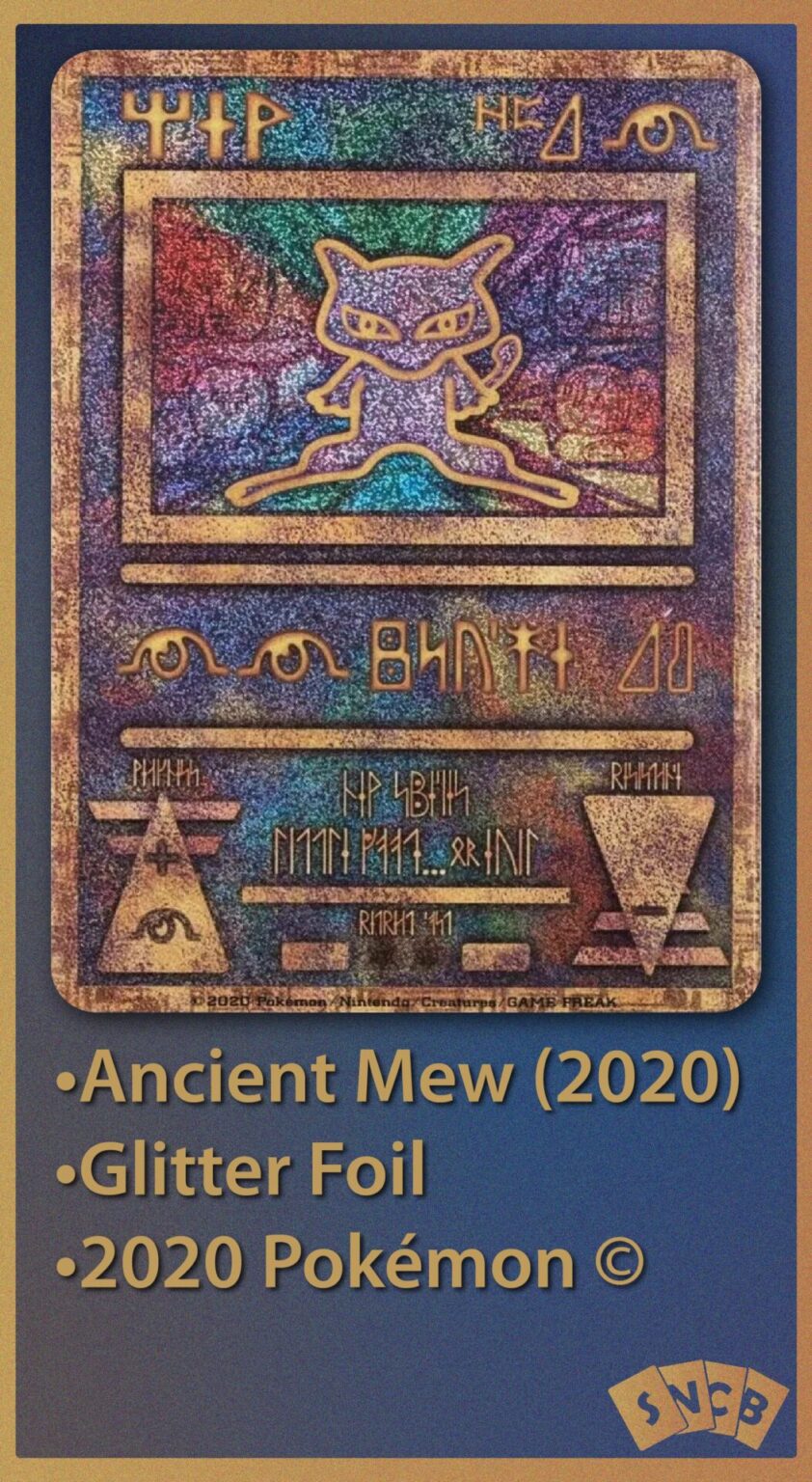 All 6 Variants Of The Ancient Mew Card Explained - Sleeve No Card Behind