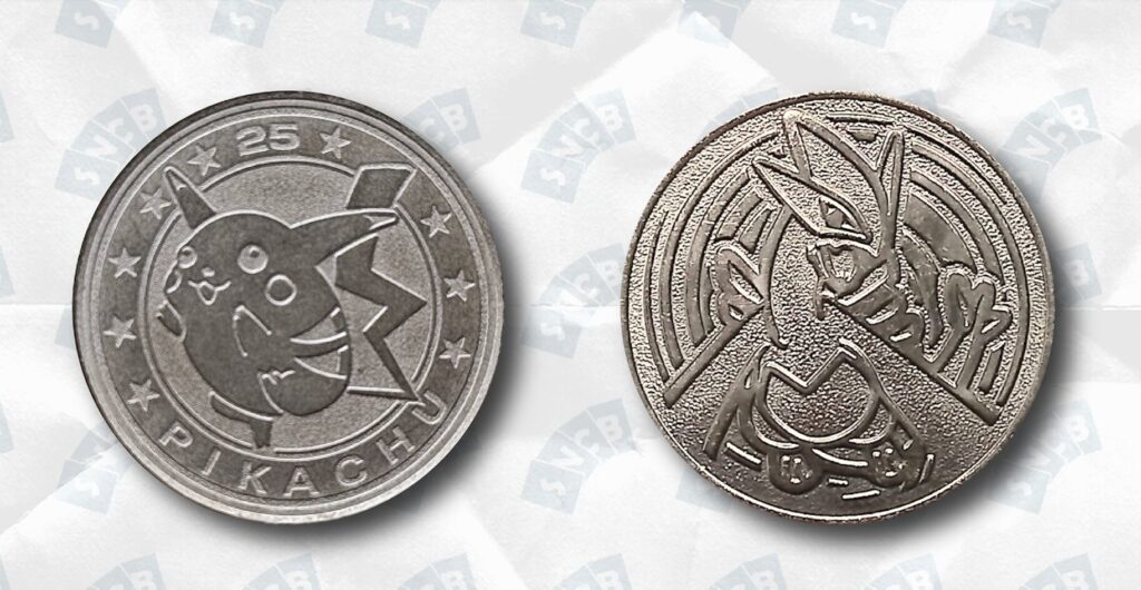 metal pokemon coins